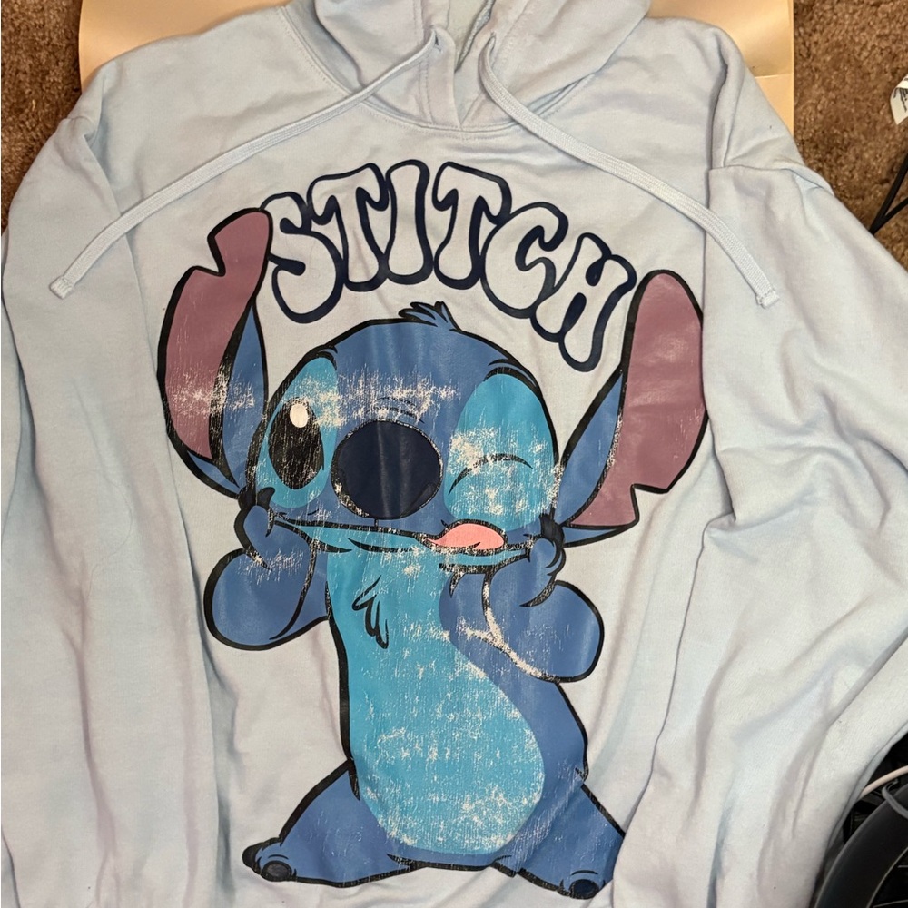 Disney Blue Stitch Hoodie